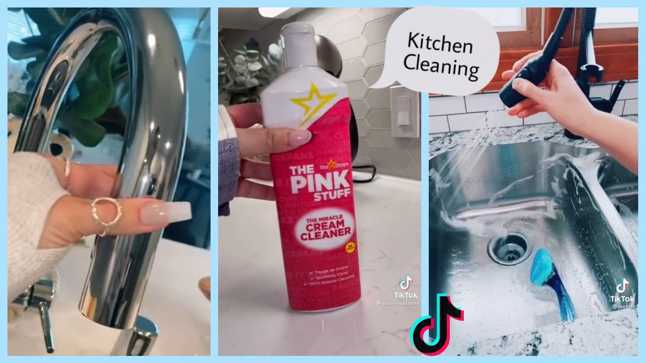 [ASMR]💜 Satisfying Kitchen Cleaning and Organizing / TikTok compilation # 8 🤩💖