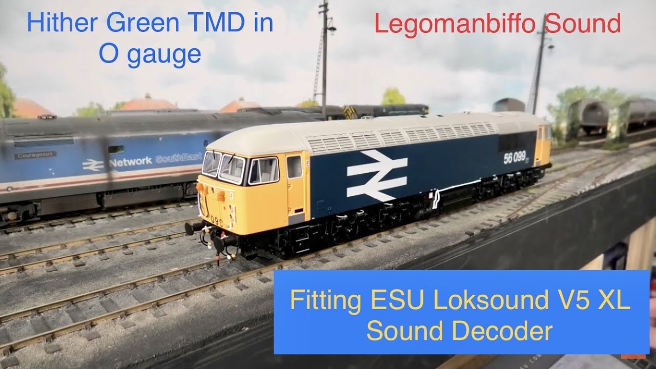 Model Trains 200 - Fitting a Loksound V5 XL Sound Decoder Live. Heljan Class 56 and Legomanbiffo