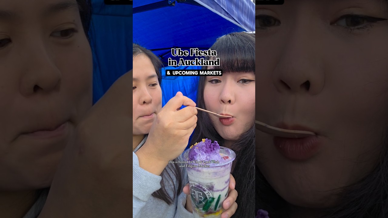 Ube Fiesta in Auckland. #ube #market #festival #dessert #ubelover #icecream #cake