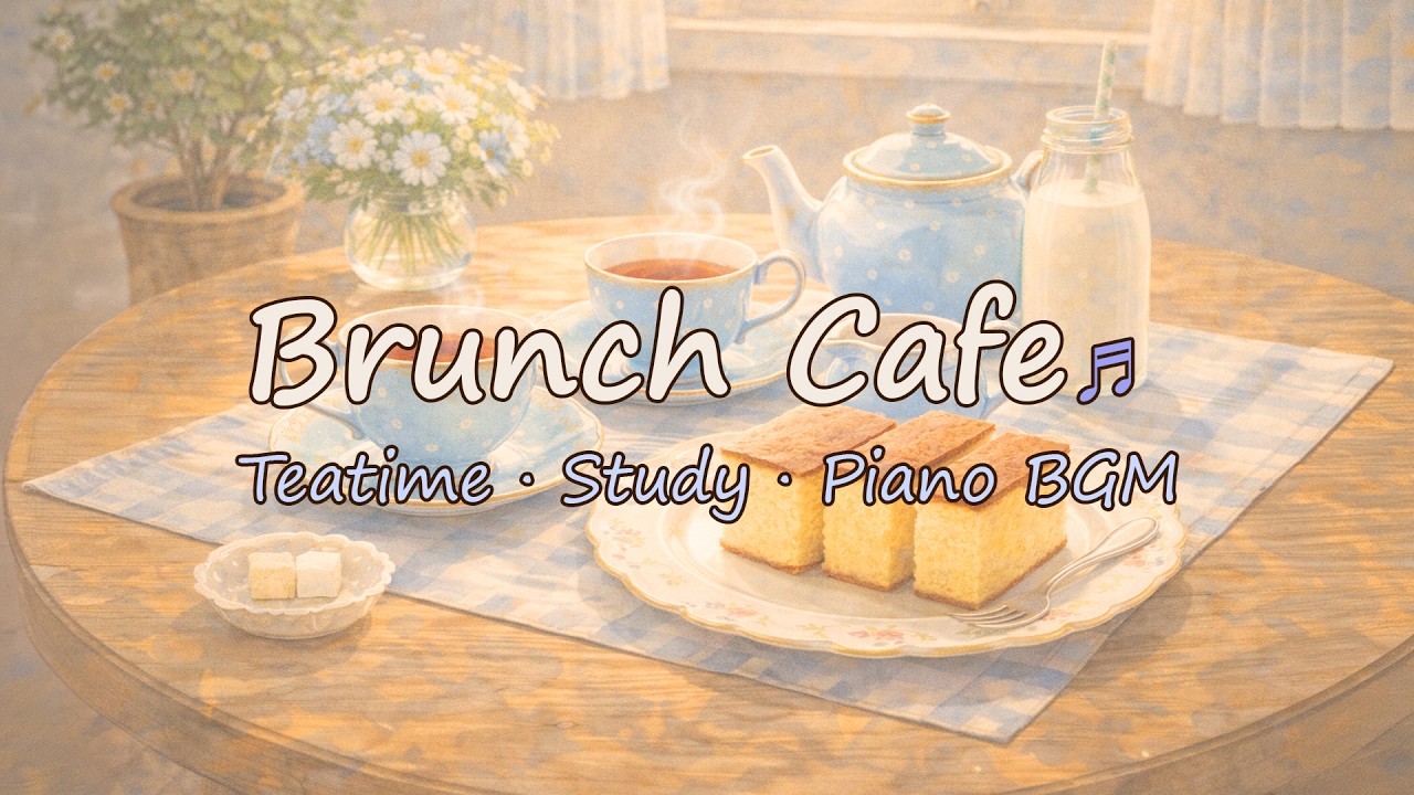 조용한 브런치 카페 음악 3시간 ☕ 마음이 편안해지는 재즈 피아노 | Soft Morning Cafe Piano | 사운즈스토어