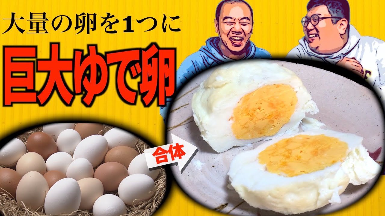 大きいゆで卵を作ったら味が消えた。【きしたかの】