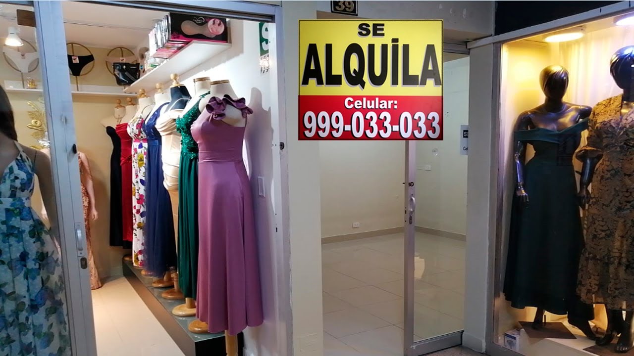 Se alquila local 39 en Galería Acuario de la av. Larco esquina con calle Shell de Miraflores 