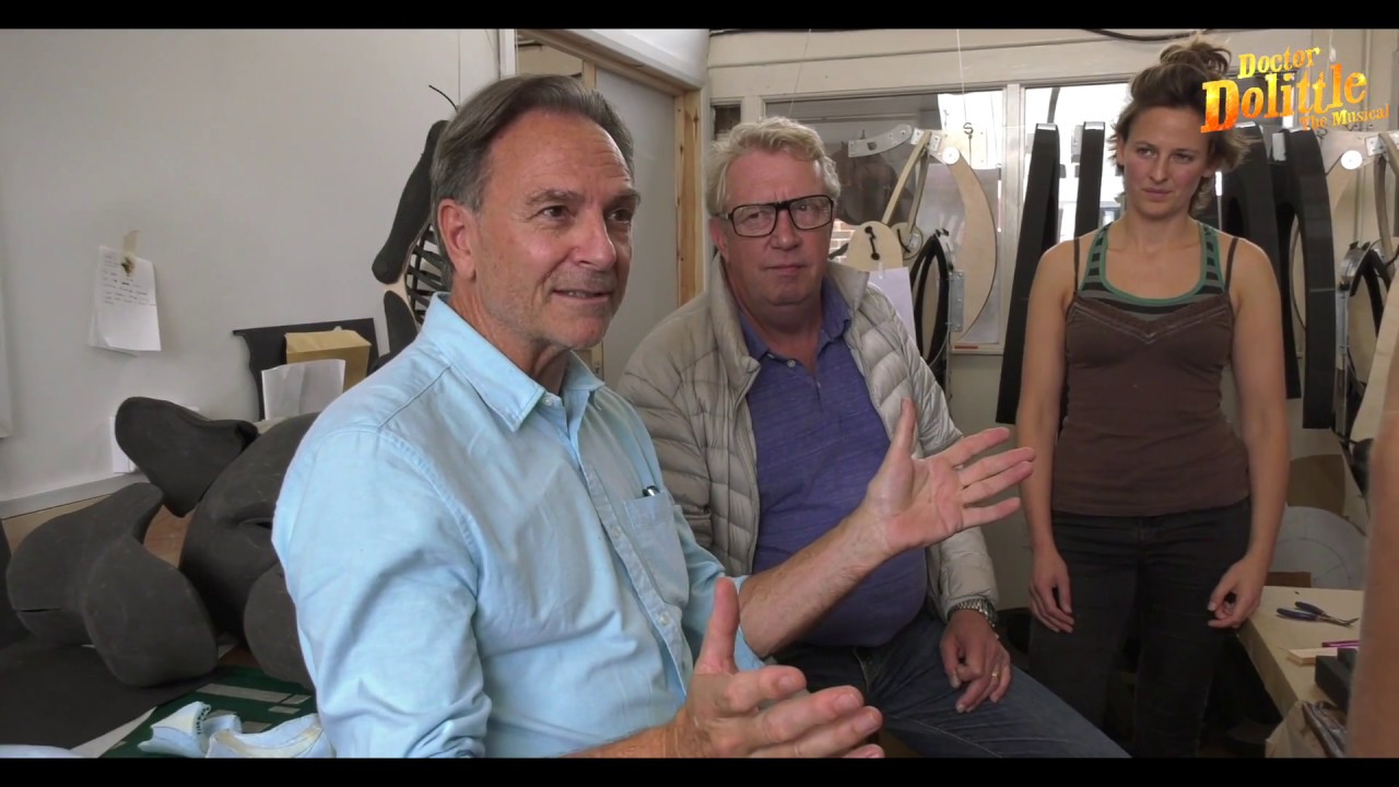 Mark Williams & Brian Capron at the Puppet Making Studio