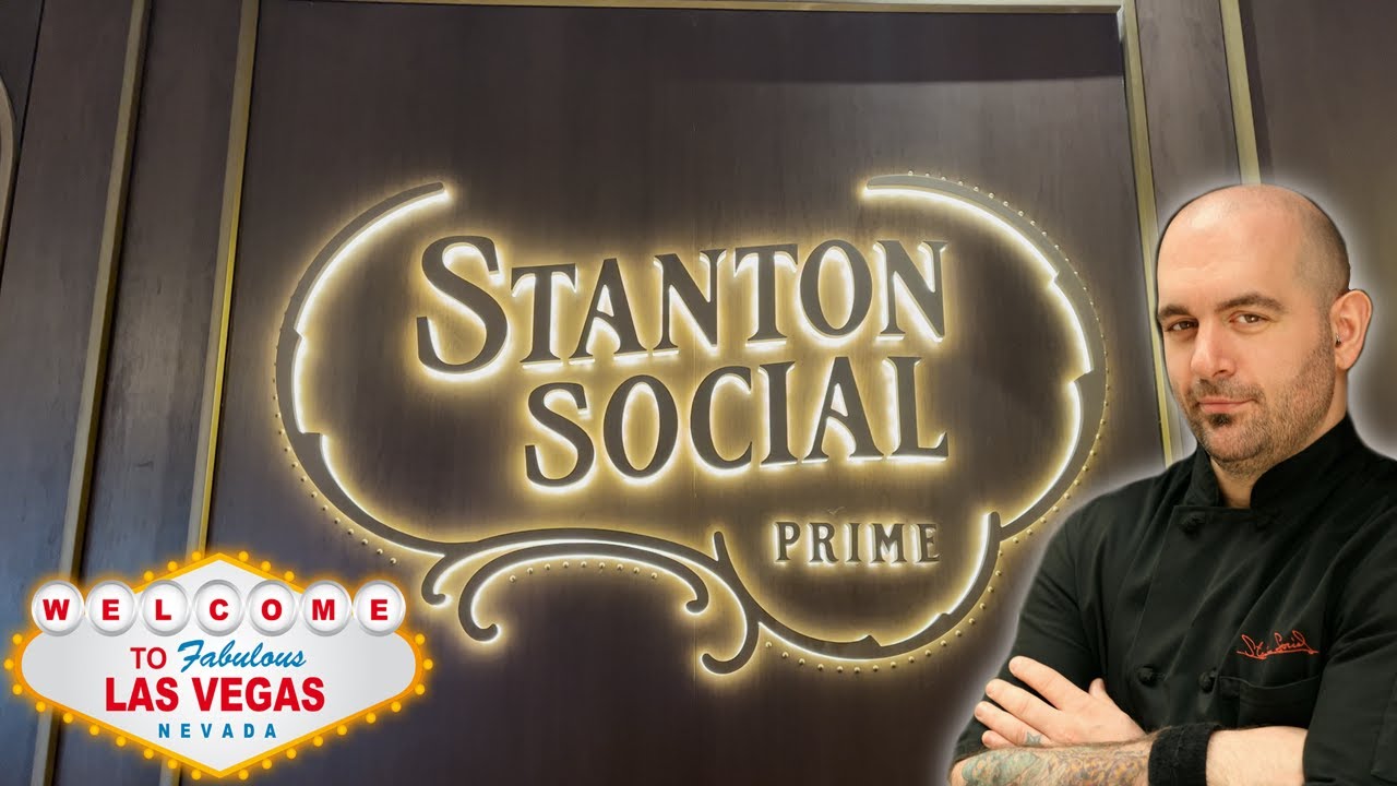 Роскошный ужин в новом ресторане Криса Сантоса Stanton Social Prime Caesars Palace в Лас-Вегасе!