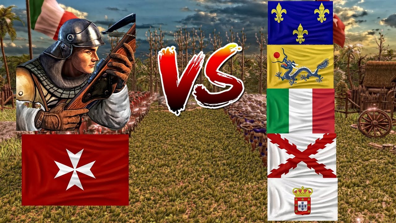 Here is the game's best crossbowman unit ( malta arbalesters ) Age of empires 3 definitive edition