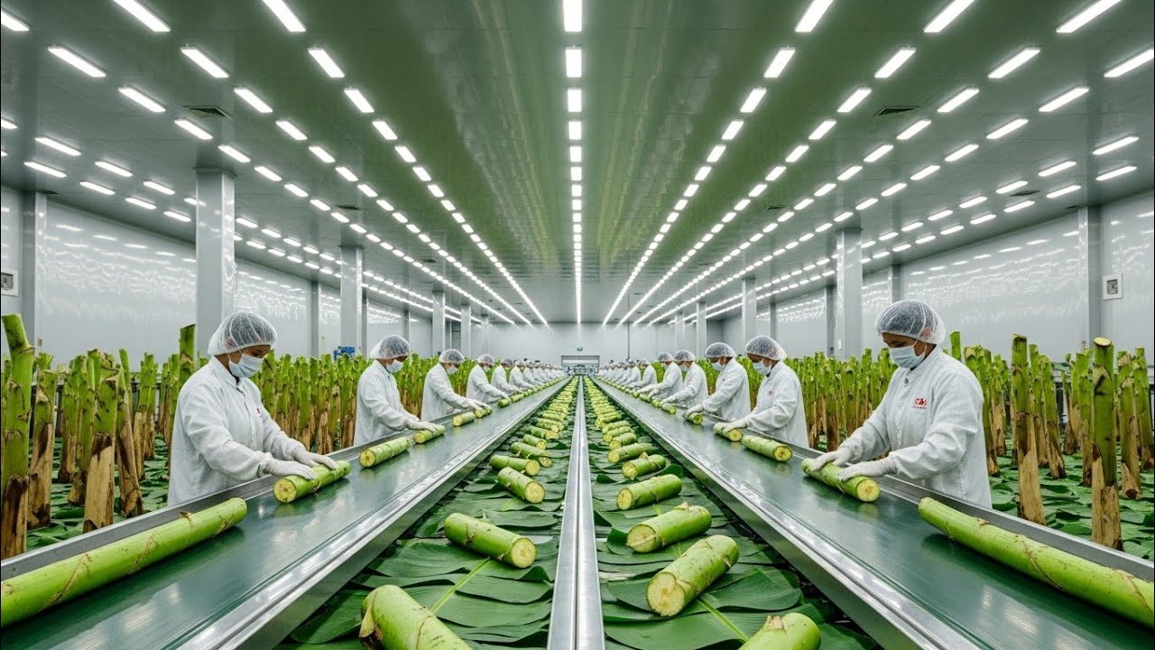 Banana Waste to High-End Fabric – Full High-Tech Factory Process