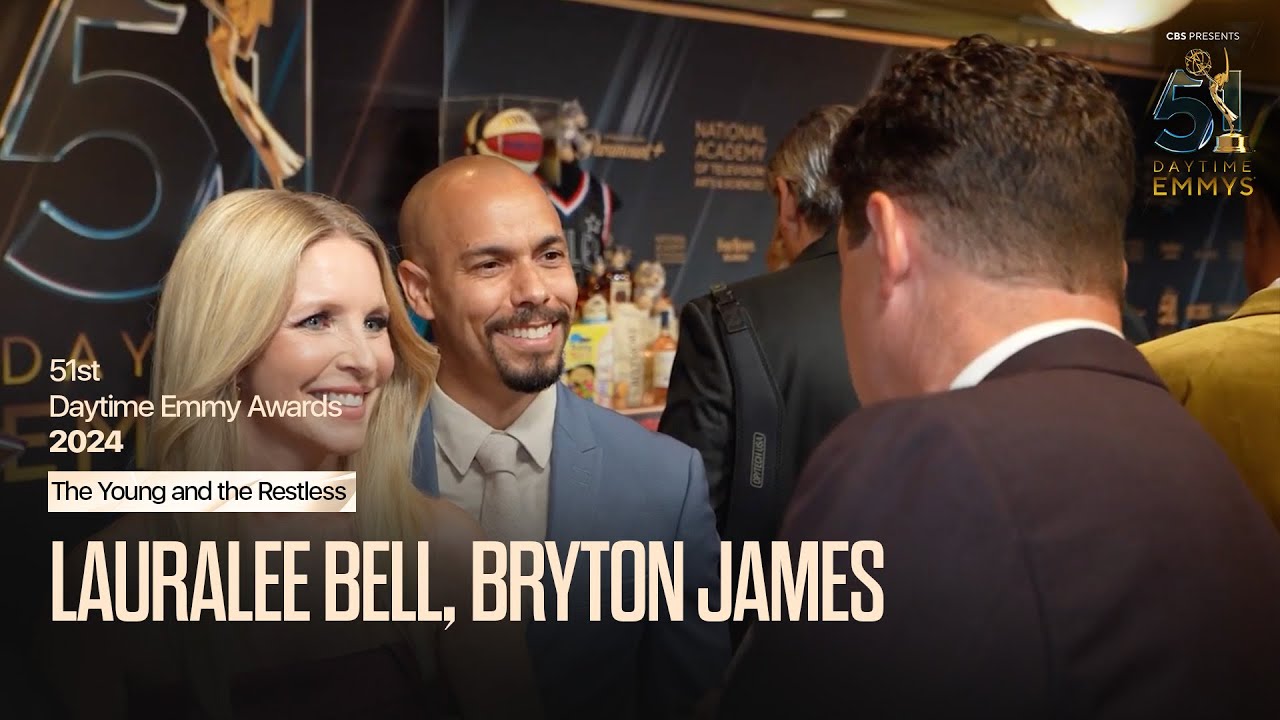 2024 Daytime Emmys Red Carpet: Lauralee Bell & Bryton James (The Young and the Restless)