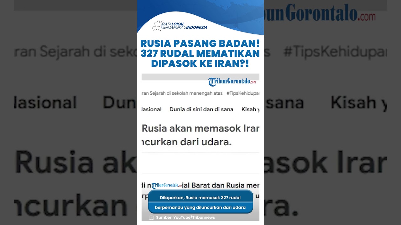 RUSIA PERKUAT IRAN! 327 Rudal Canggih Disebut Masuk Teheran, Persiapan Habisi AS-Israel