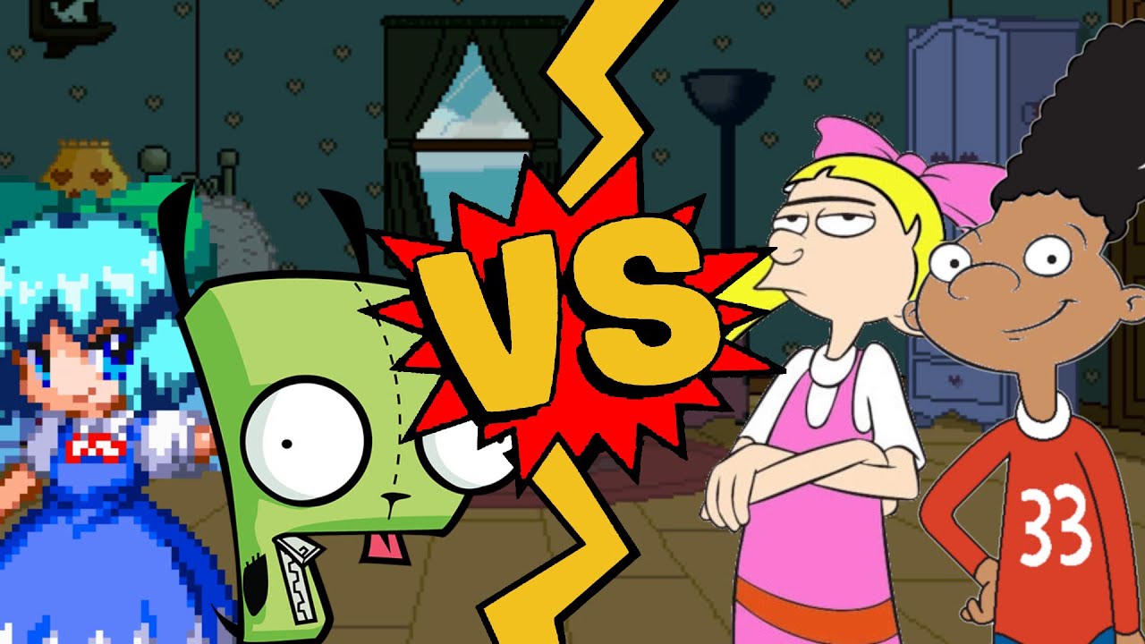 M.U.G.E.N. Battles | Gir/Cirno vs Helga Pataki/Gerald