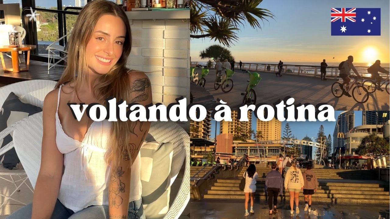 Voltamos com os vlogs da Austrália | mês de abril em Gold Coast
