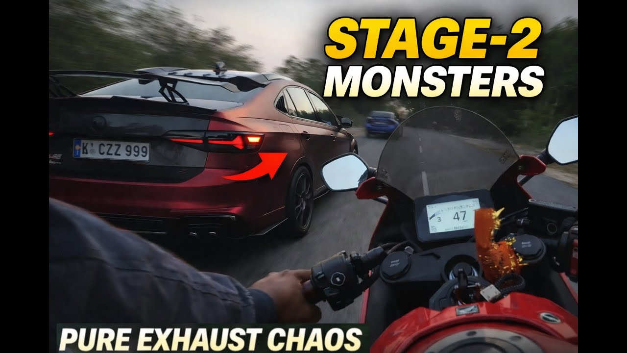HONDA CBR650r POV | VIRTUS STAGE 2 (CODE 6) & HONDA CIVIC STAGE 2 (WOLF TUNED) Ride | PURE EXHAUST