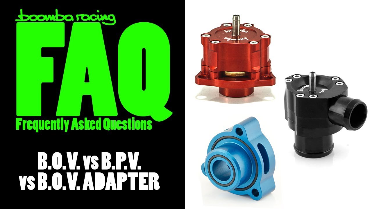 [Boomba FAQ] BOV vs BOV Adapter / Full Vent & Full Recirculation