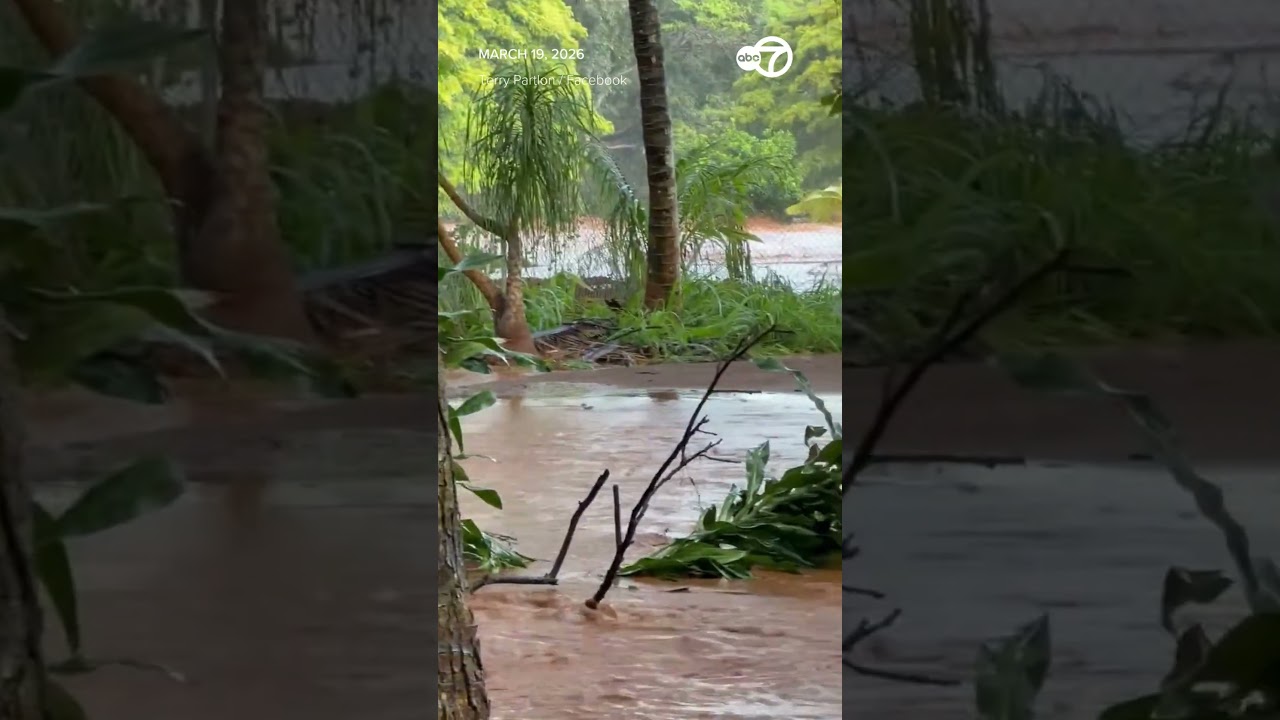 Over 4,000 told to evacuate flooding in Hawaii as officials warn 120-year-old dam could fail