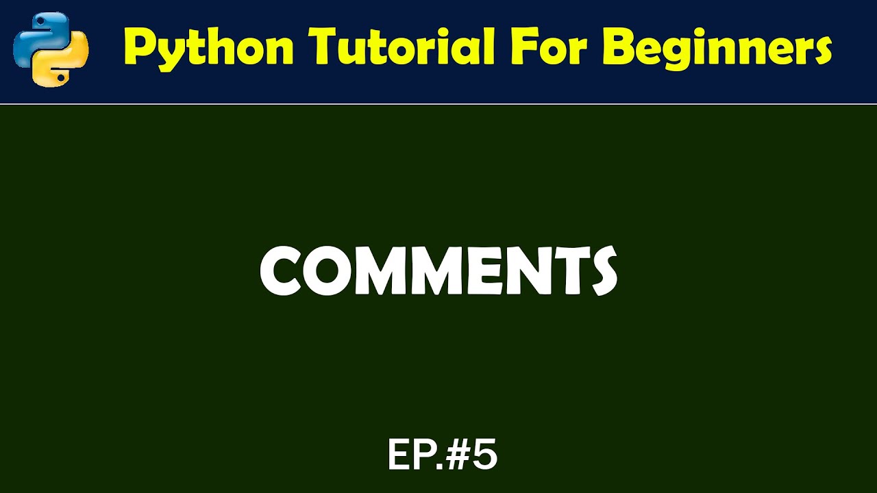 COMMENTS | PYTHON TUTORIAL 5 | WORLD OF TECH | URDU/HINDI