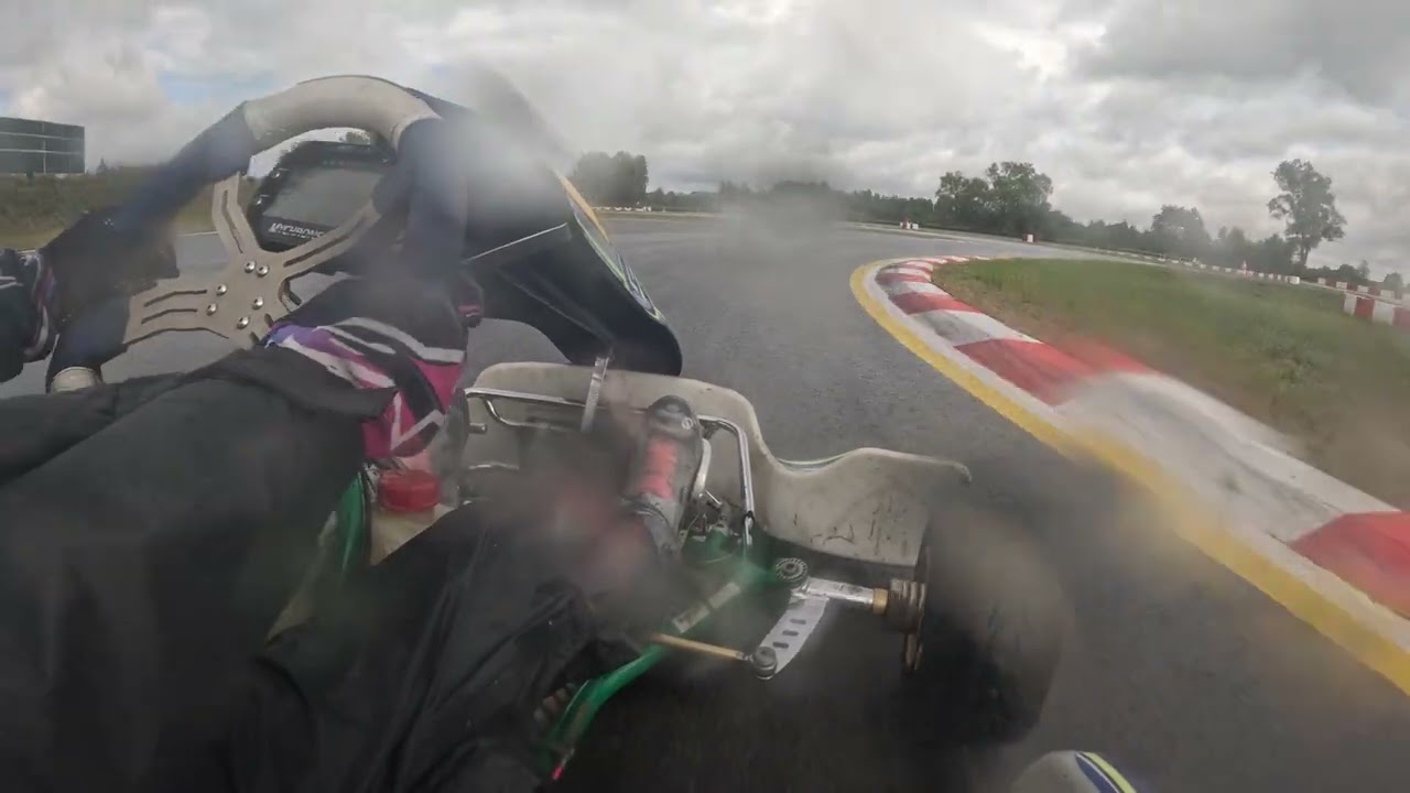Autodrom Biłgoraj Wet | Rotax Max Junior | Onboard