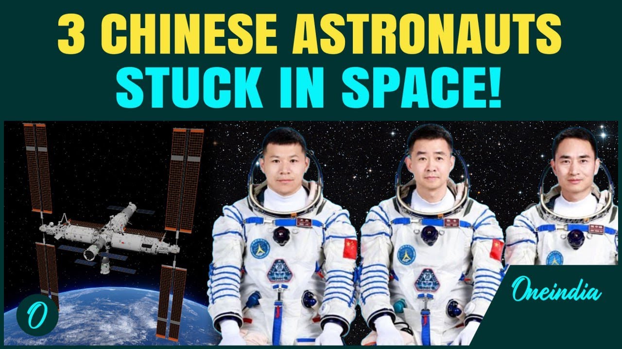 Shenzhou-20 Shocking VIDEO of 3 Chinese Astronauts Stuck In Forever as Return Capsule HIT by Debris