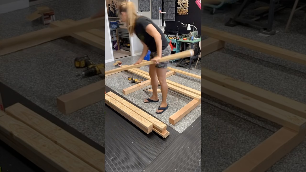 Building a New Sewing Table for our Sewing Studio#sewingroom #sewingstudio #sewing #table #workroom