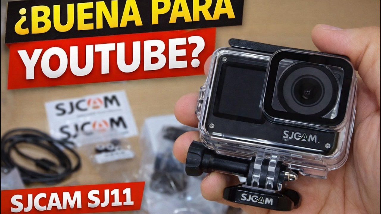 SJCAM SJ11 Unboxing y Review + Prueba de Video | ¿Vale la pena esta cámara deportiva?
