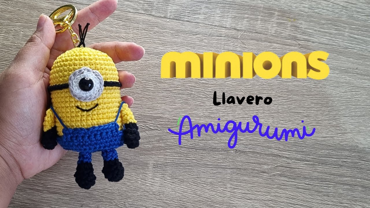 Minion llavero amigurumi ❤️🧶👁️| El Grillito Tejedor By Lily