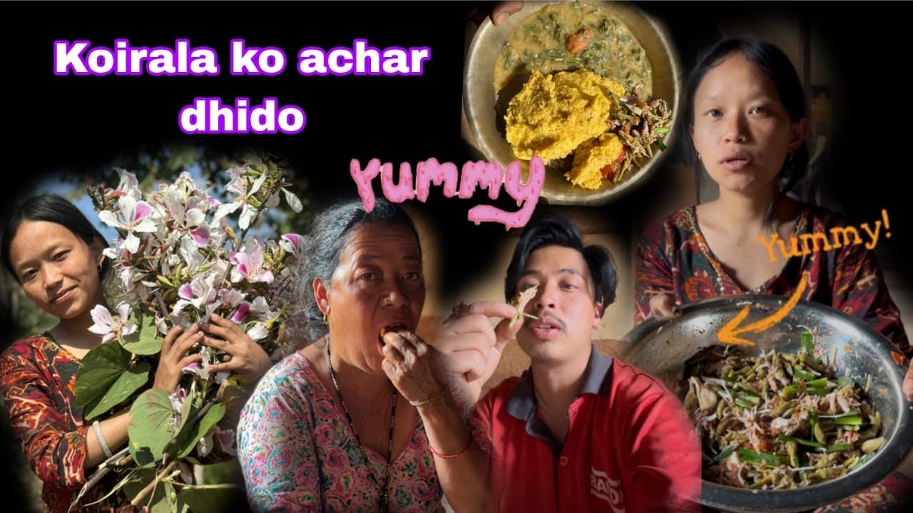 Koirala ko achar recipe🥵||Hamilai na ramro bane paxi aama ko yasto reply 🥰