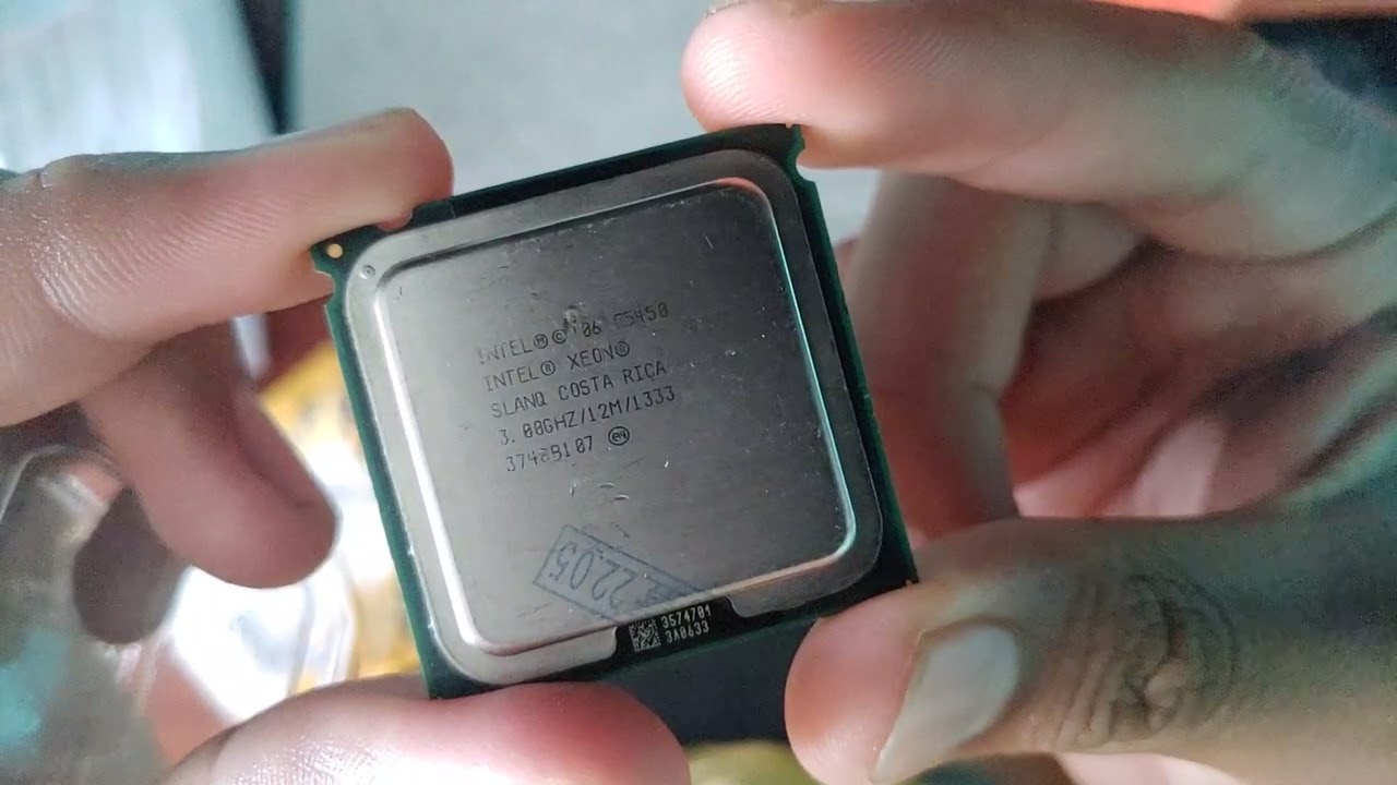 Unboxing Xeon X5450 MOD 771 to 775