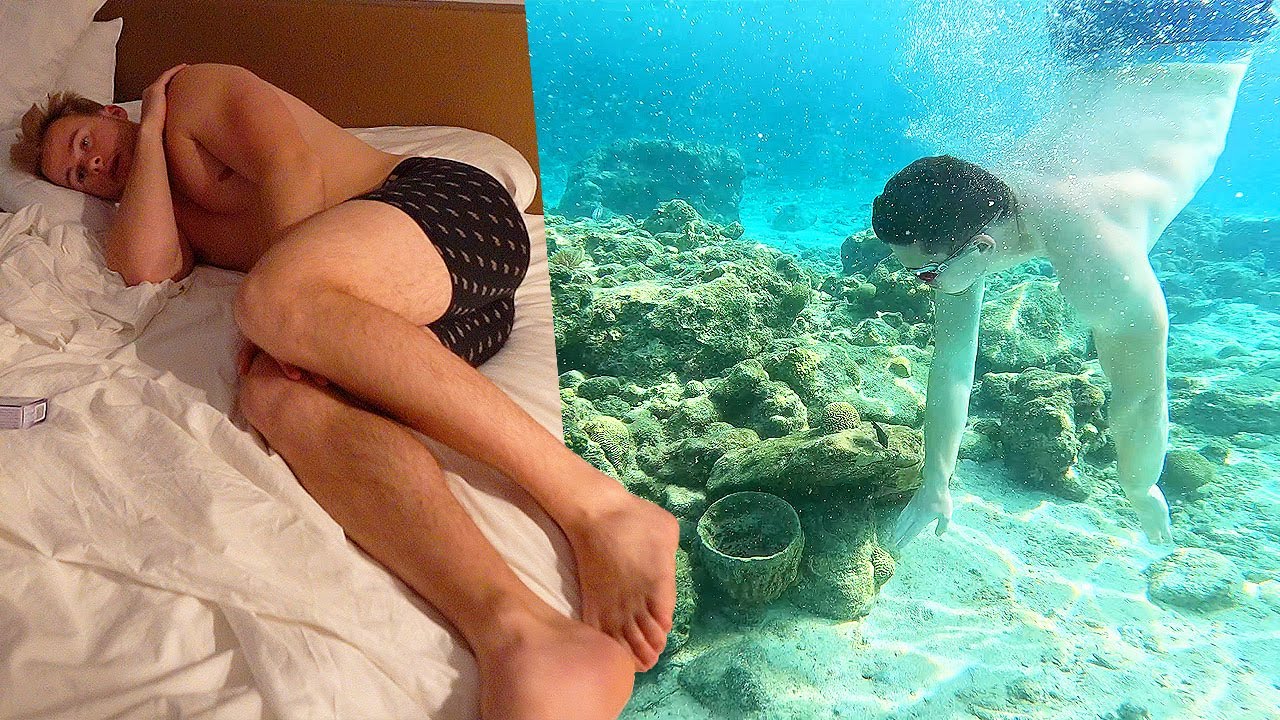 AANGEVALLEN DOOR EEN VIS IN DE ZEE & HIJ IS SUPER ZIEK OP VAKANTIE!
