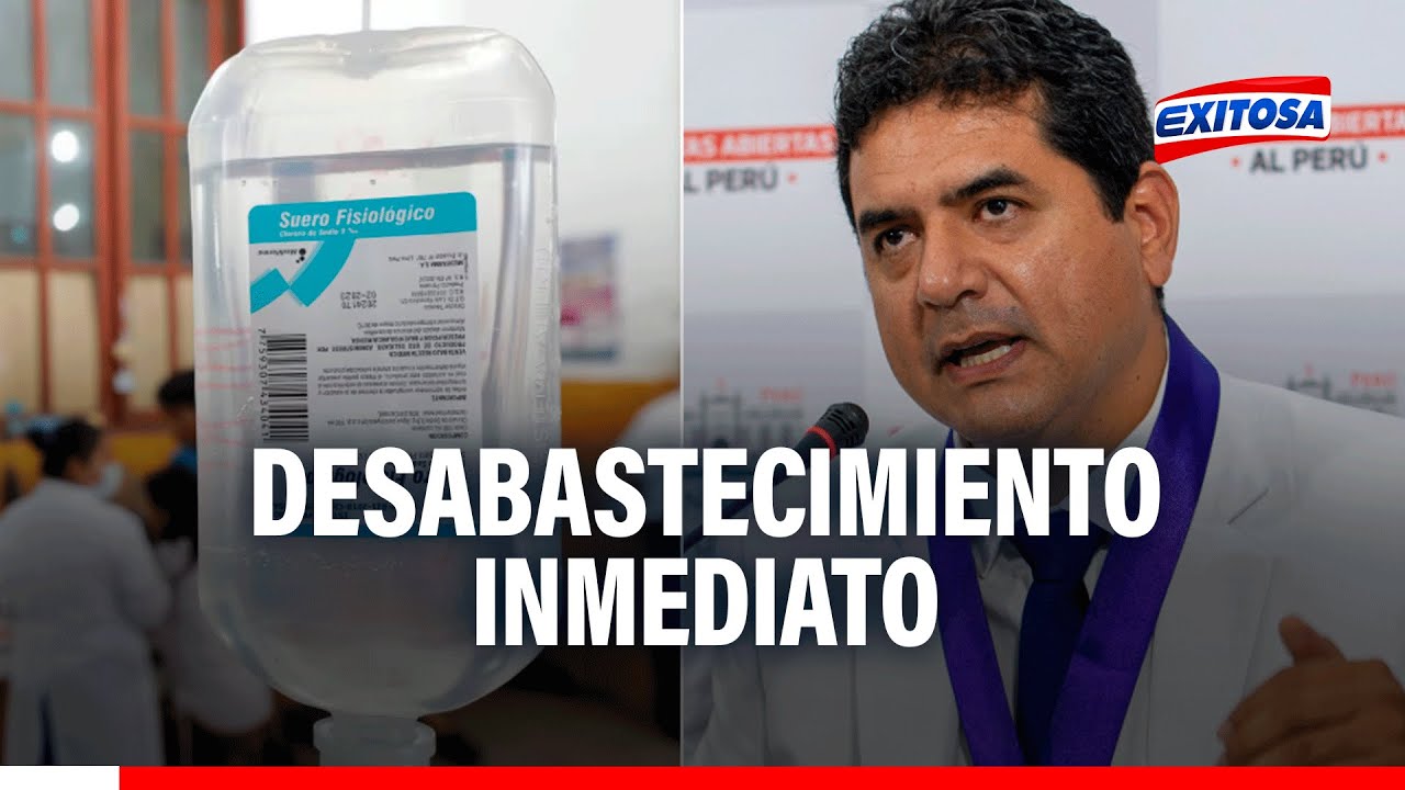 🔴🔵 CMP alerta escasez de suero fisiológico tras suspensión de registro sanitario de Medifarma