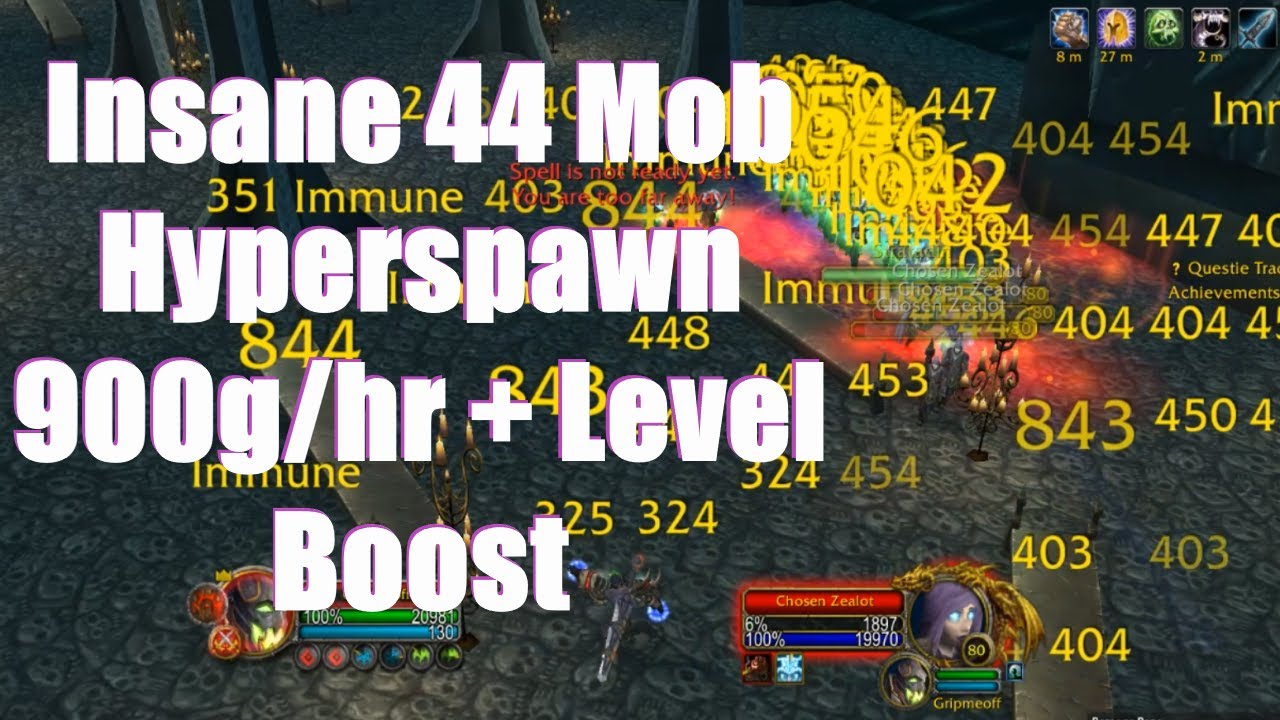 Icecrown Hyperspawn Gold Farm and Level Boost