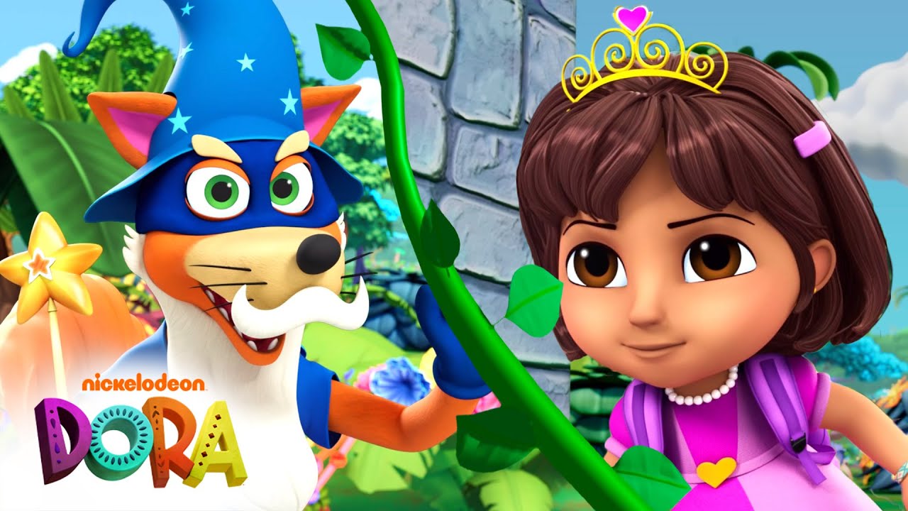 Dora Saves Fairytale Land! #7 🧙 Swiper Uses Magic Against the Fairy Godmother! | Dora & Friends