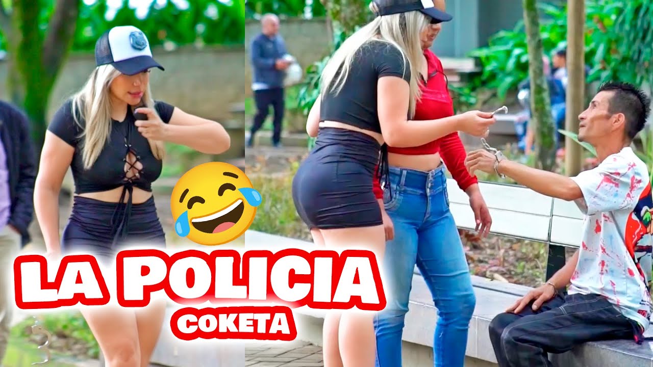 La policia coketona 👮 EXCESO DE BELLEZA 😅