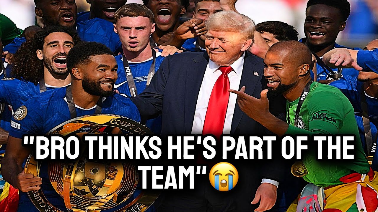 Подъем трофея Трампа перед «Арсеналом» 💀