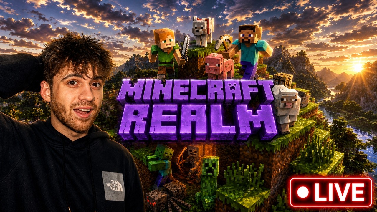 Minecraft Realm LIVE | JOIN THE FAMILY