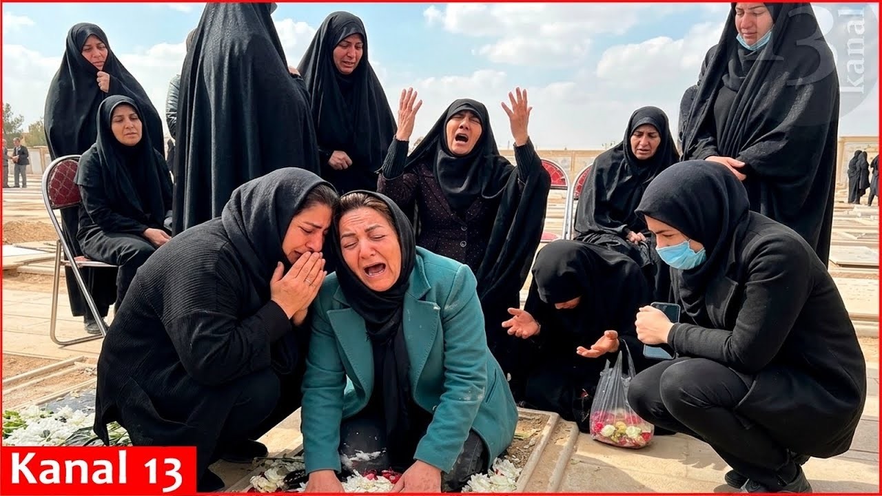 Tehranda İsrail-ABŞ hücumları zamanı həlak olanların DƏFİN MƏRASİMİ: Yaxınları FƏRYAD EDİR