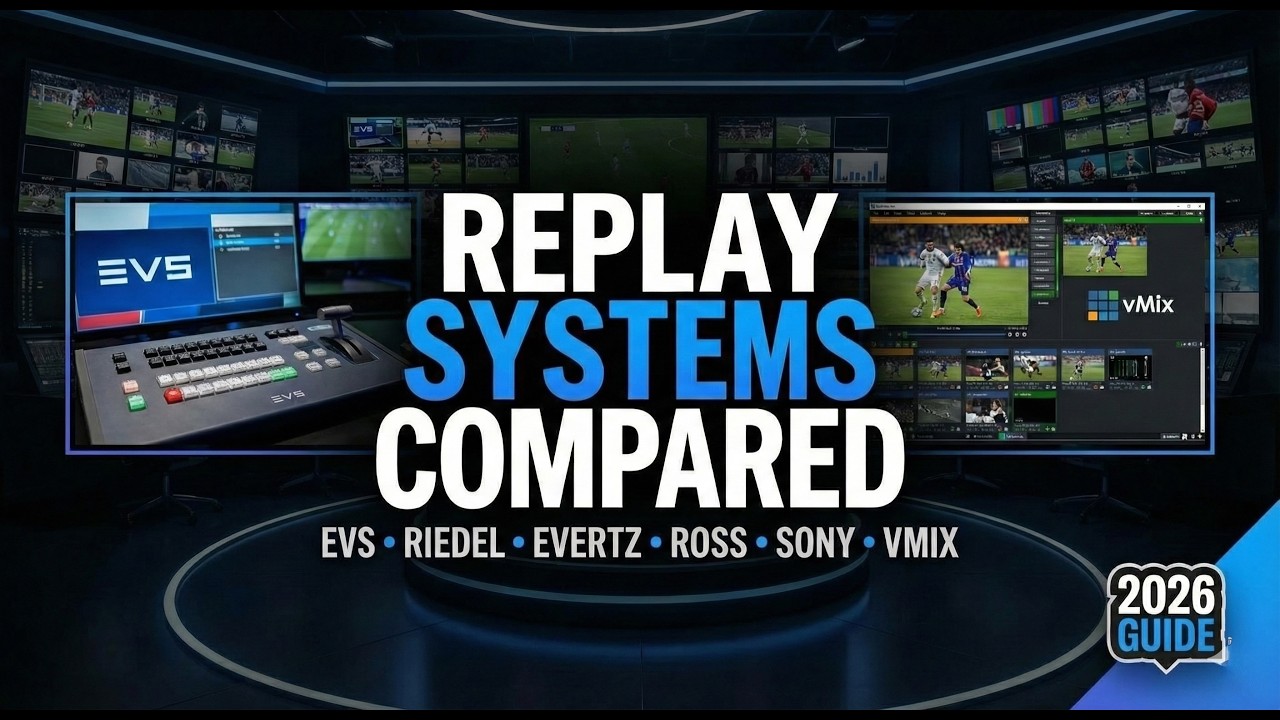 2026 Replay Systems Comparison: EVS, Simplylive, Dreamcatcher & vMix