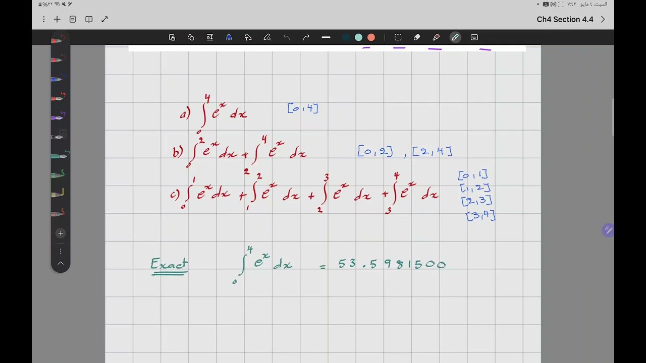 4.4 Composite Numerical Integration