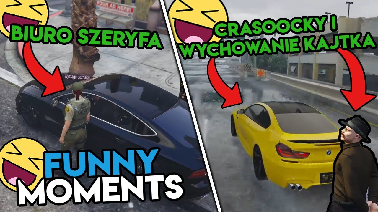 BIURO SZERYFA | CRASOOCKY I WYCHOWANIE KAJTKA | 😂 GTARP 😂 | Funny Moments#163🔥