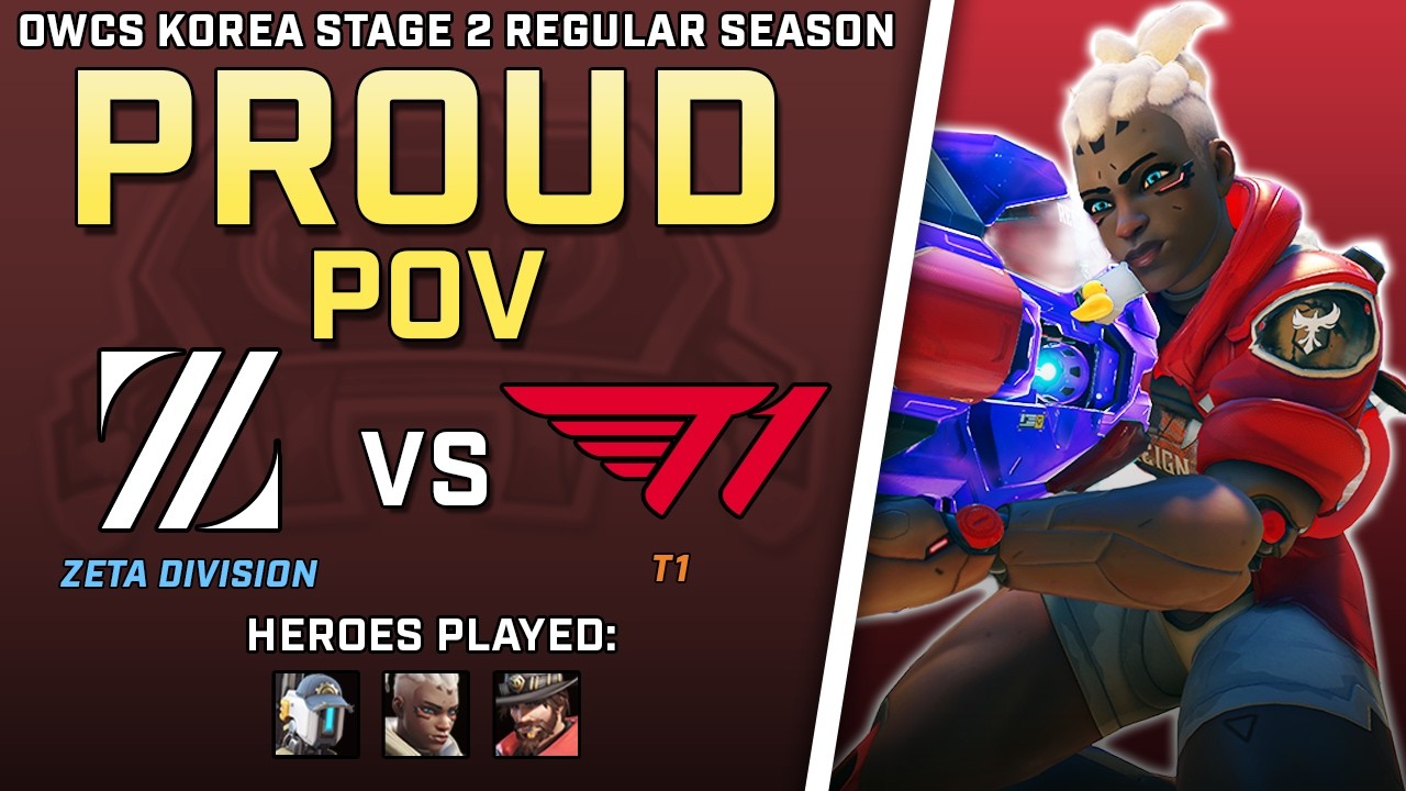 [ Proud ] Absolutely INSANE Sojourn Play | ZETA Division vs T1 | OWCS Korea Stage 2
