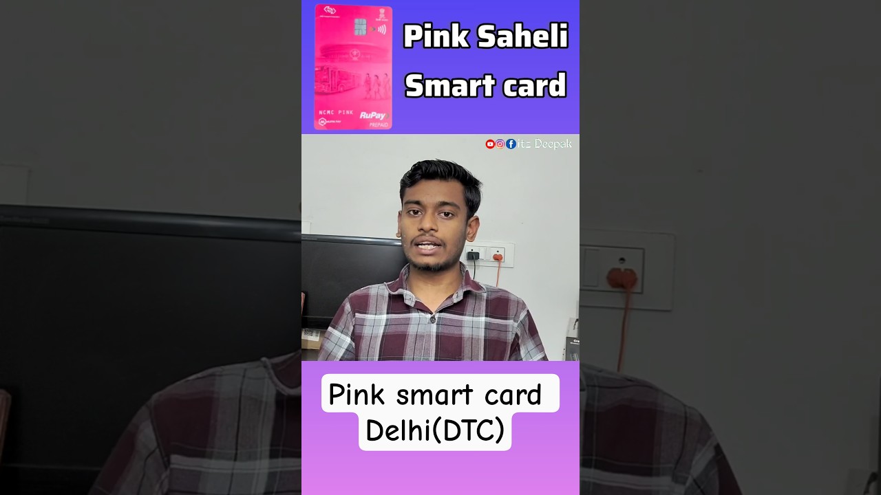 pink Saheli Smart card kaise Banwaye | how to apply pink smart card - DTC- free travel for women