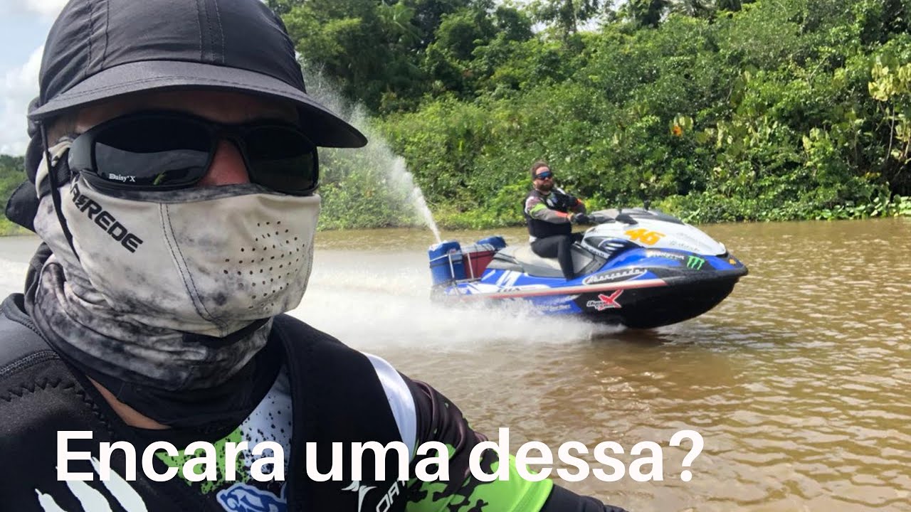 DE BEL&Eacute;M A SANTAR&Eacute;M, DE JET SKI, EM 3 DIAS, PELO RIO AMAZONAS, AQUIQUI, IU&Iacute;