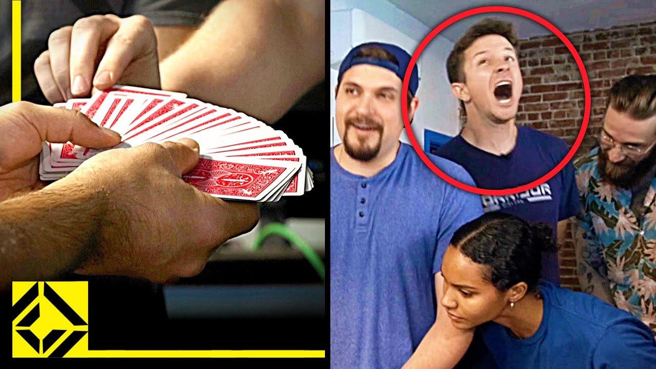 Magician made him FLIP with his Trick! Mind Blown.