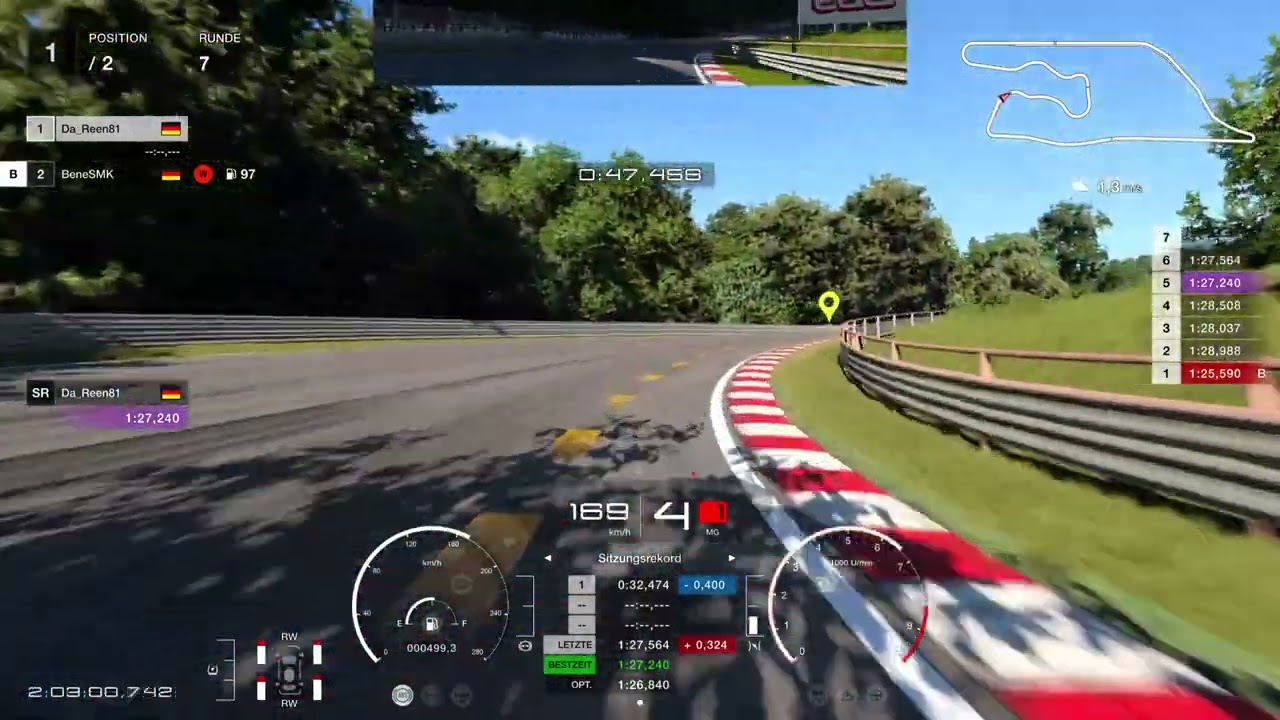 GT7 / Hotlap / Deep Forest Raceway - Reverse / Gr3 - Hyundai Genesis
