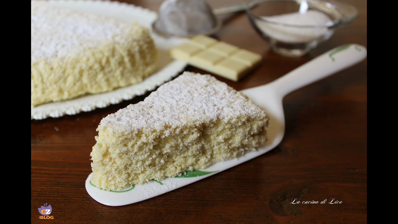 Torta al cocco e cioccolato bianco al microonde