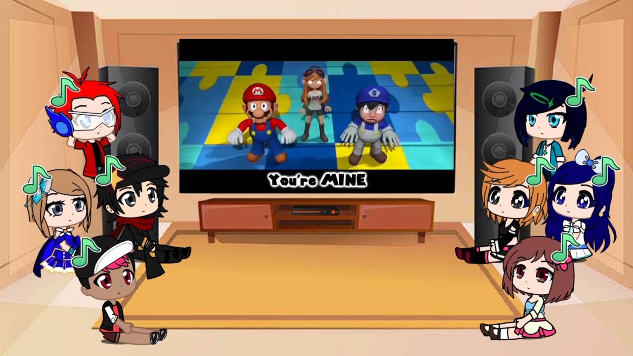 Реакция Fandom Gang на SMG4 MOVIE Puzzle Park и Creative Control SONG Raised Pitch от (SMG4)