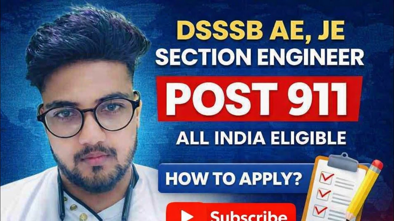 DSSSB 911 Vacancy Alert 🚨 All India Form Kaise Bhare?