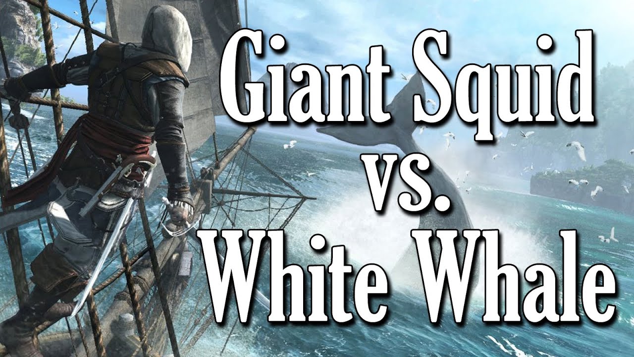 Assassin's Creed IV: Black Flag | Giant Squid vs. White Whale Easter Egg