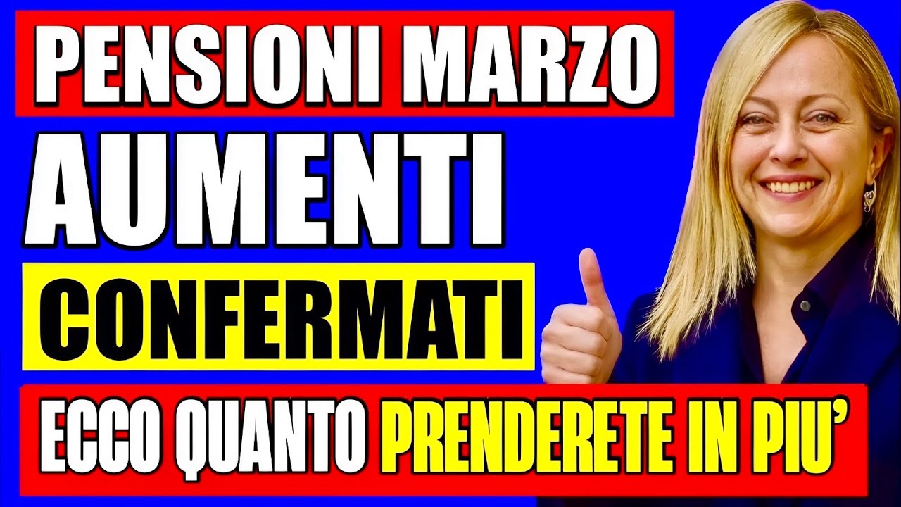 PENSIONI MARZO UFFICIALE 👉 AUMENTI CONFERMATI DA INPS, ANCHE GLI ARRETRATI! ECCO QUANTO RICEVERETE💰