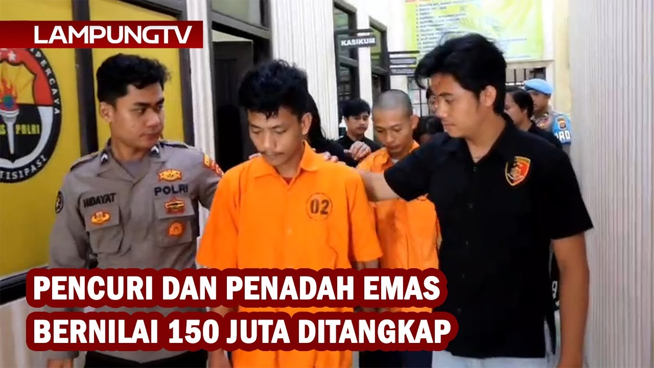 Pencuri dan Penadah Emas Bernilai Ratusan Juta Ditangkap