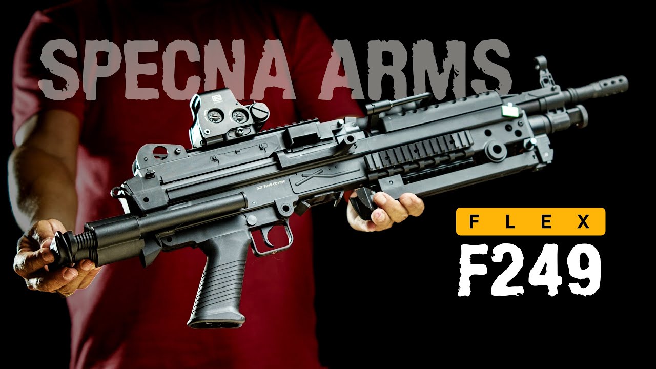 Specna Arms F249 FLEX, questa si che è una mitragliatrice LEGGERA (mai provata una simile)