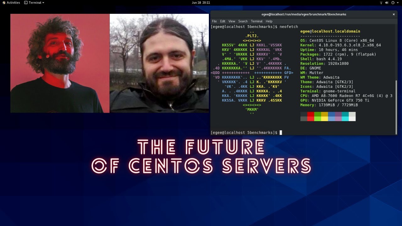 The future of #CentOS servers, with Renato Losio