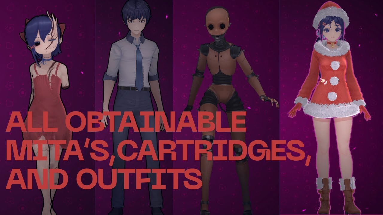 (MiSide) All Mita's, All Cartridges, and All Outfits Showcase